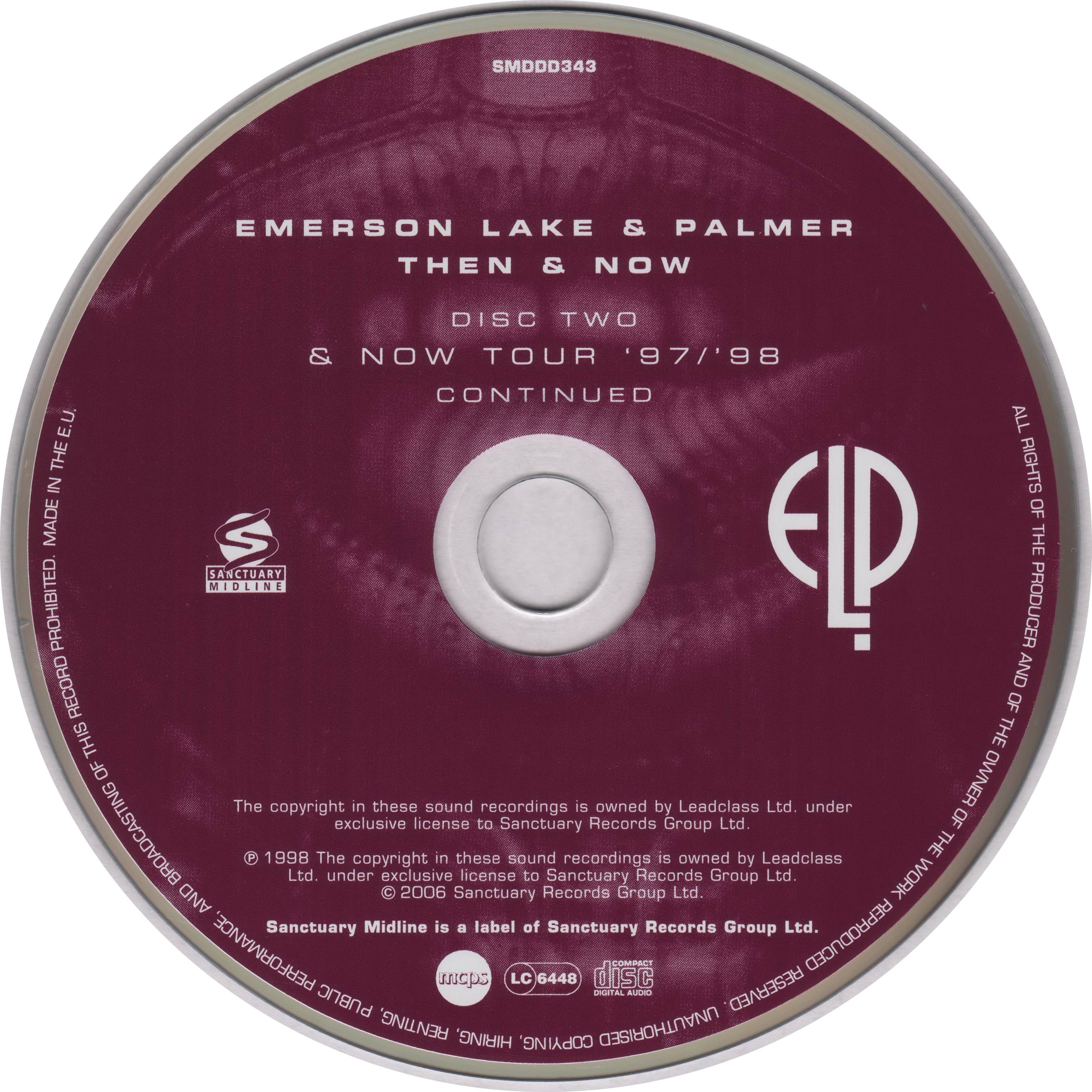 Emerson, Lake and Palmer Then and Now [cd2 uk]